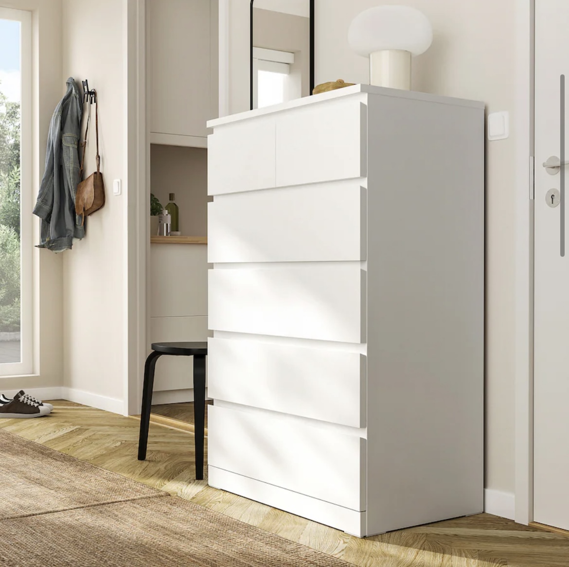 IKEA malm 6-drawer dresser brand new in box - photo 3
