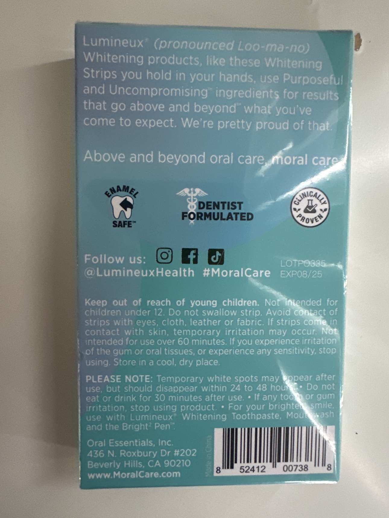 Luminous Teeth Whitening Strips - photo 2