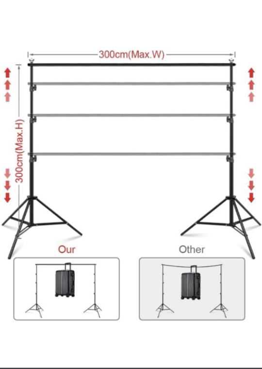Adjustable Backdrop Stand - photo 2