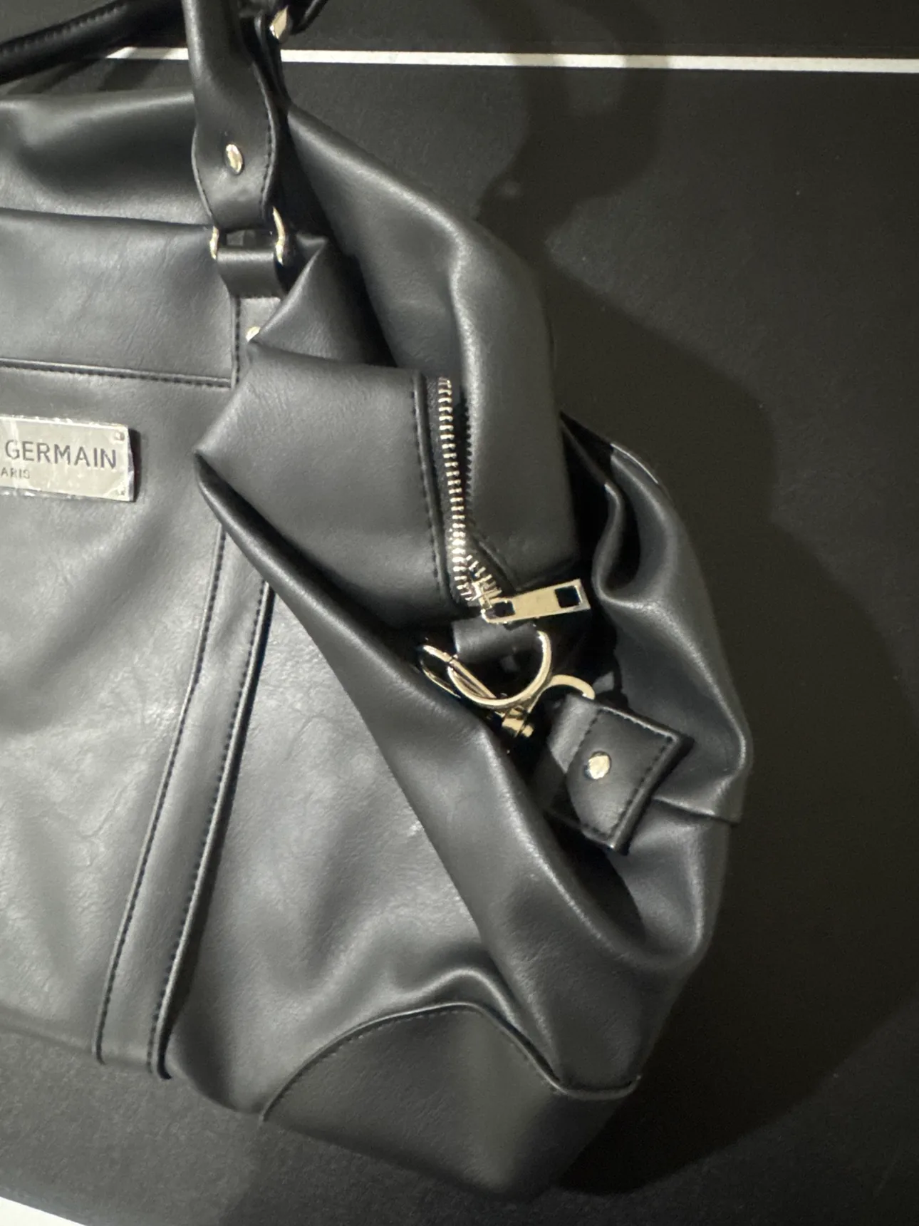 Michel Germain Black Weekender Bag image indicator(2)