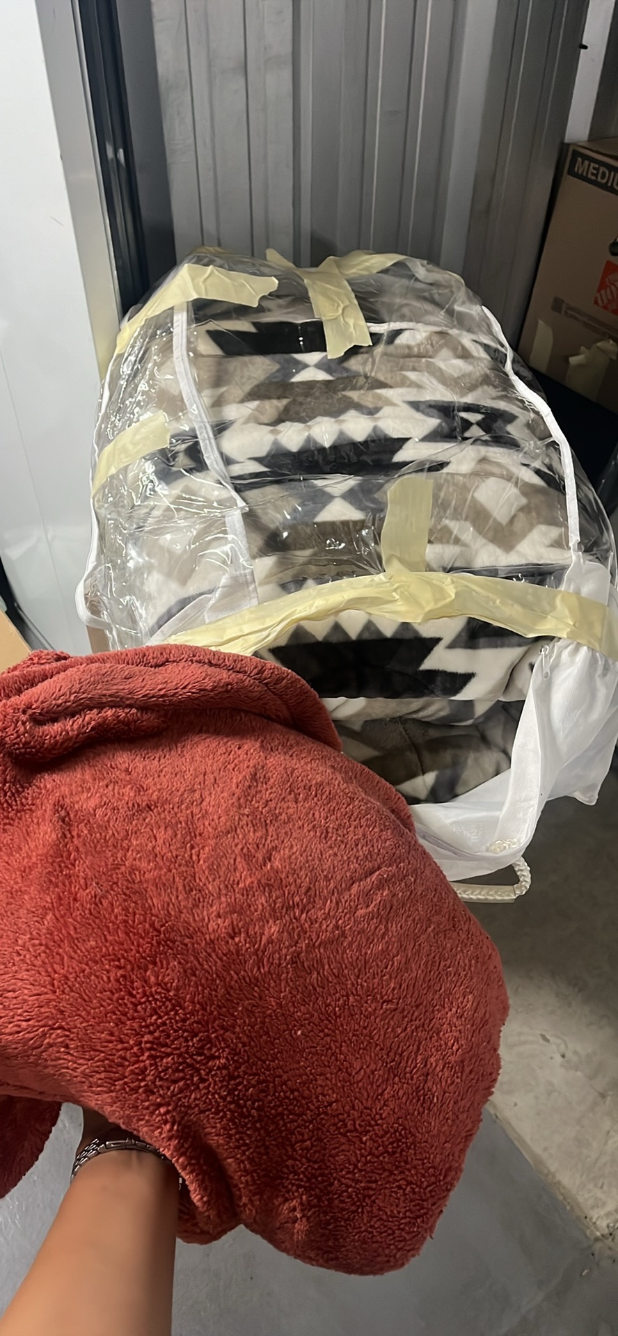 Two winter blankets