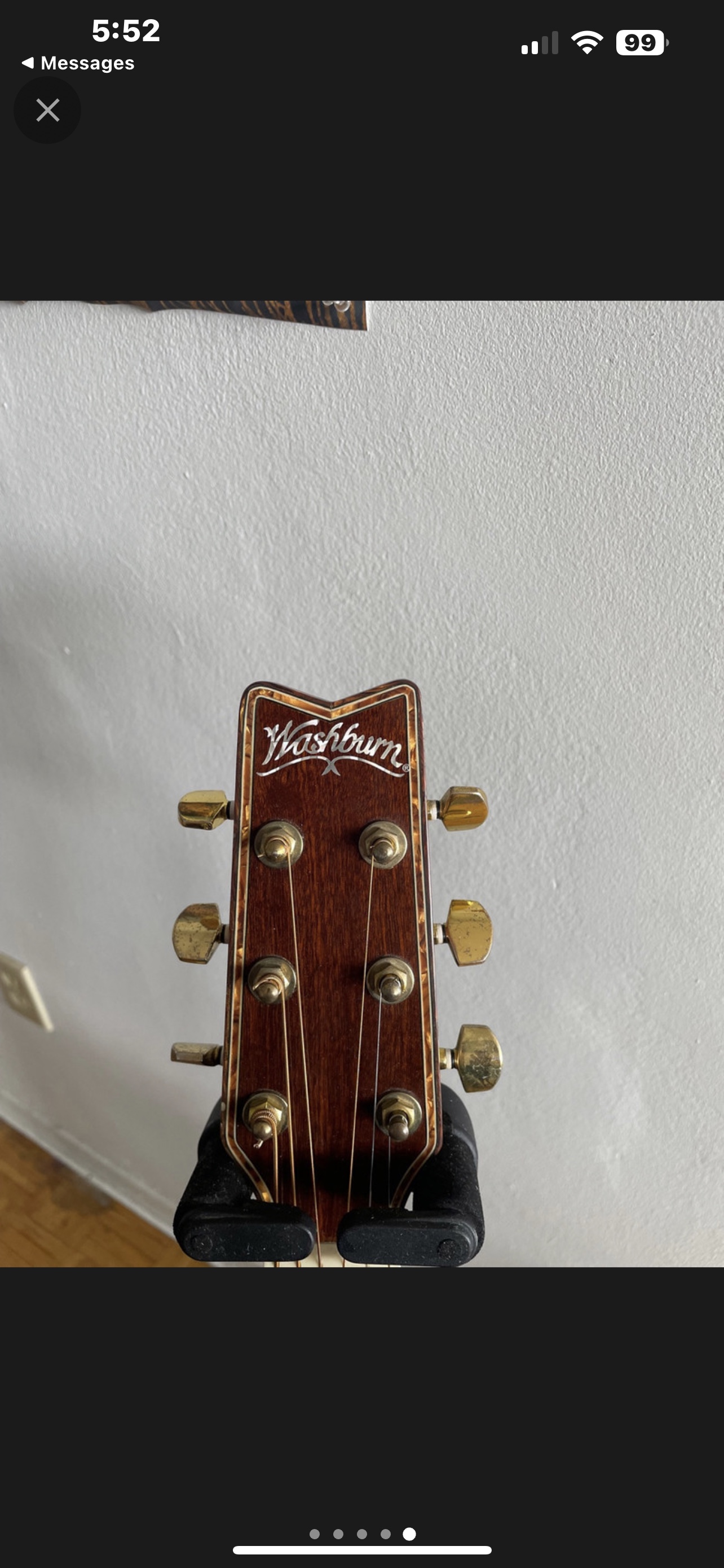 Washburn Acoustic Guitar electric - photo 4