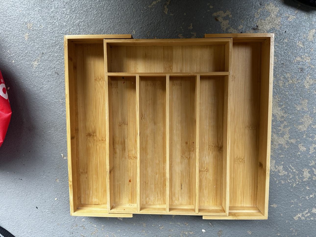 Bamboo Cutlery Organizer #freecycle