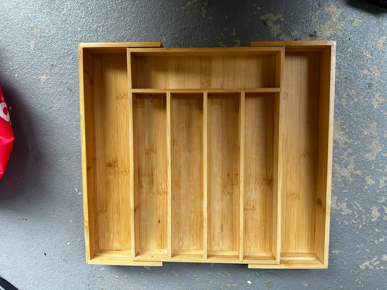 Bamboo Cutlery Organizer #freecycle thumbnail