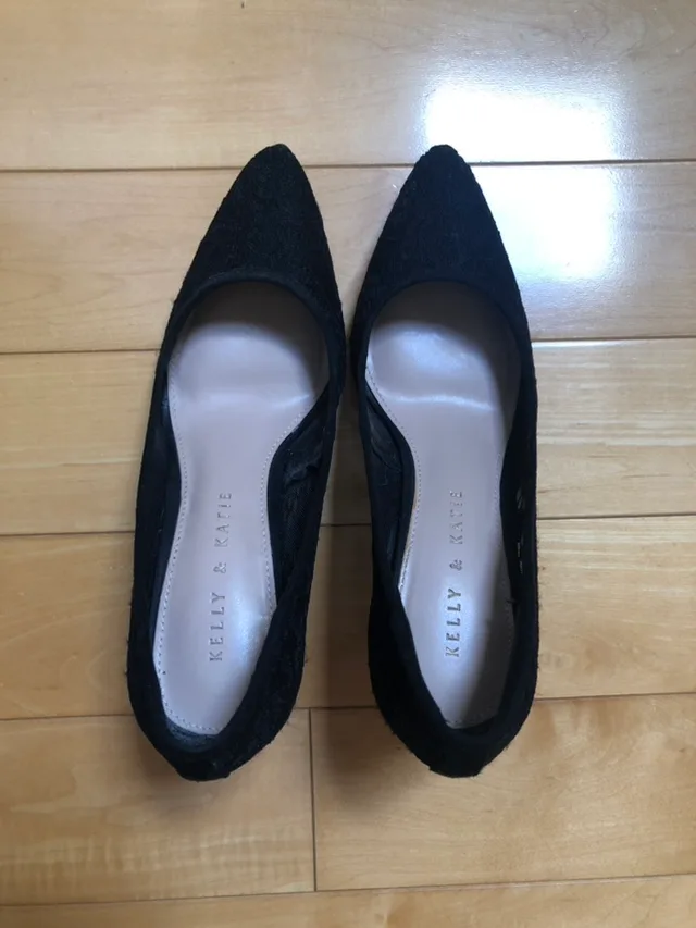 👠Kelly & Katie Black Lace Heels image indicator(2)
