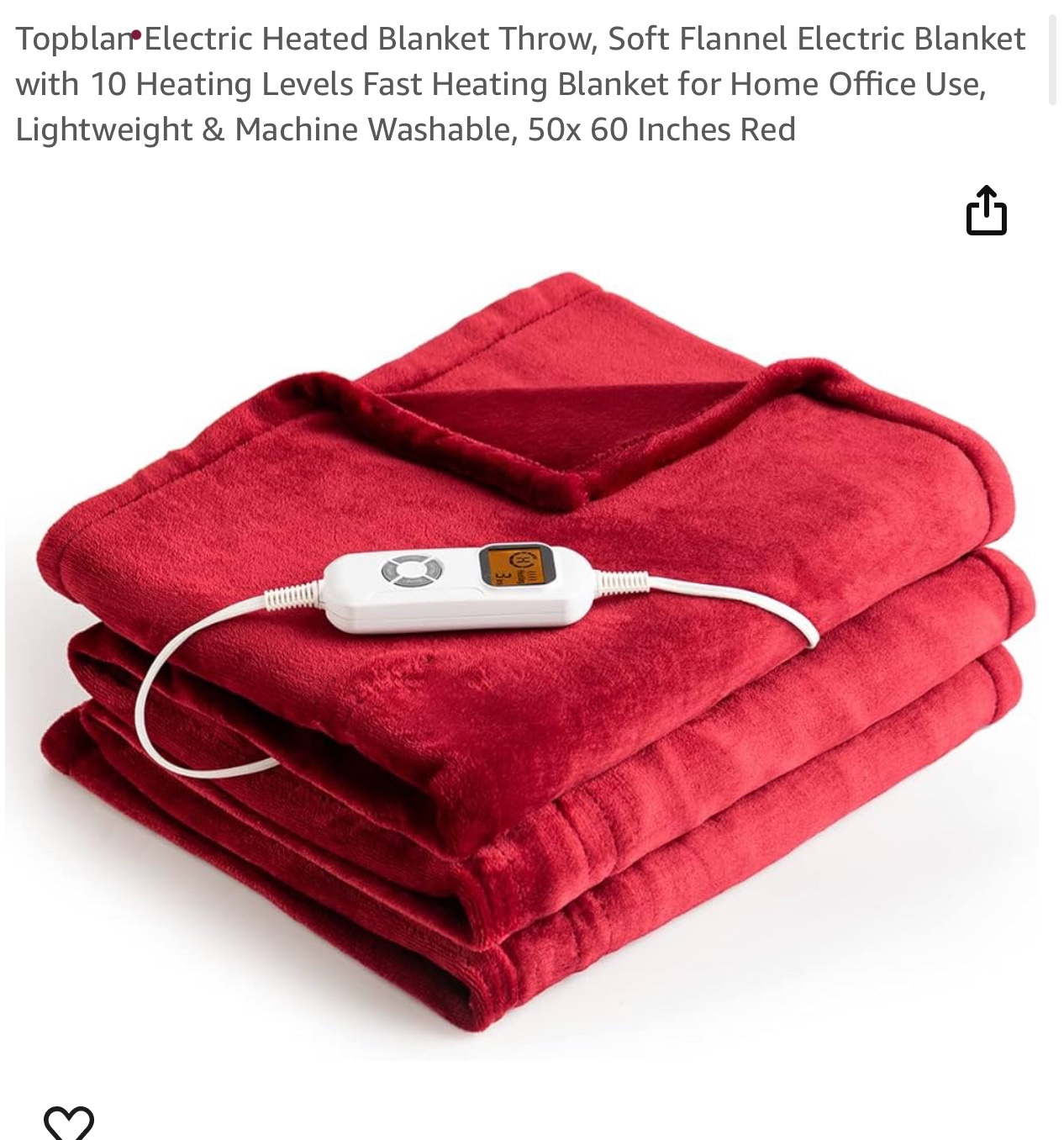 Electric Heated Blanket - photo 3