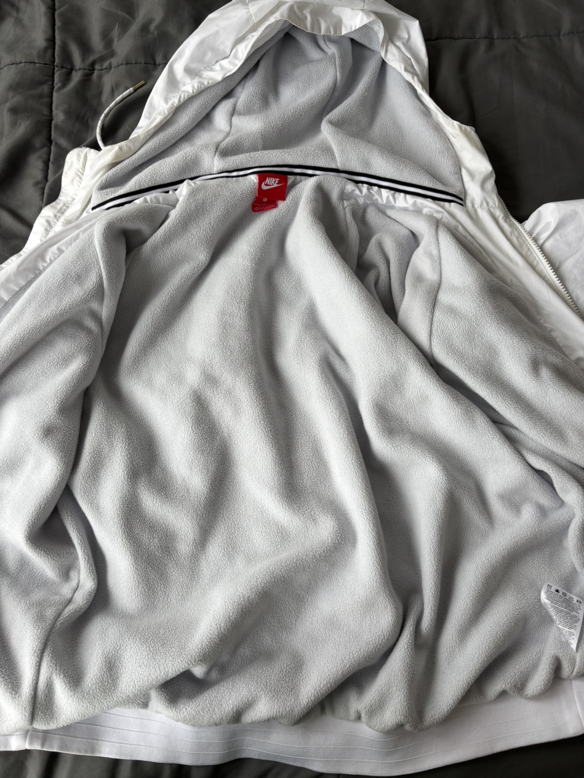 Nike White Winter Jacket (L) - photo 3