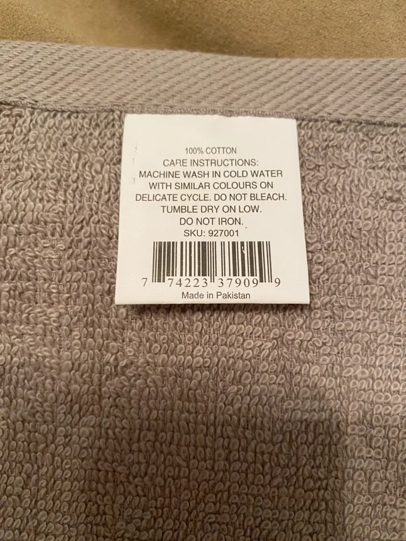 Brown Facecloths  with Gold Trim image indicator(2)