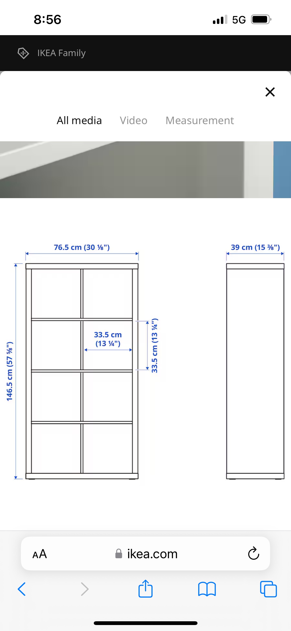 IKEA KALLAX Shelf Unit - photo 2