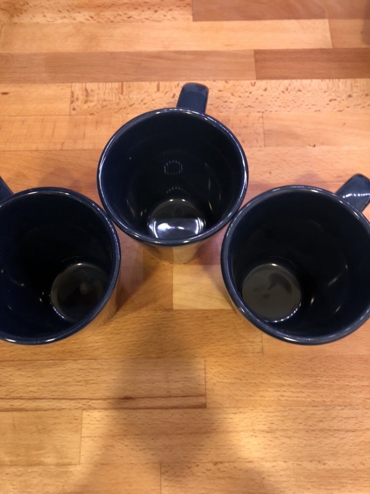 3 blue mugs - photo 2