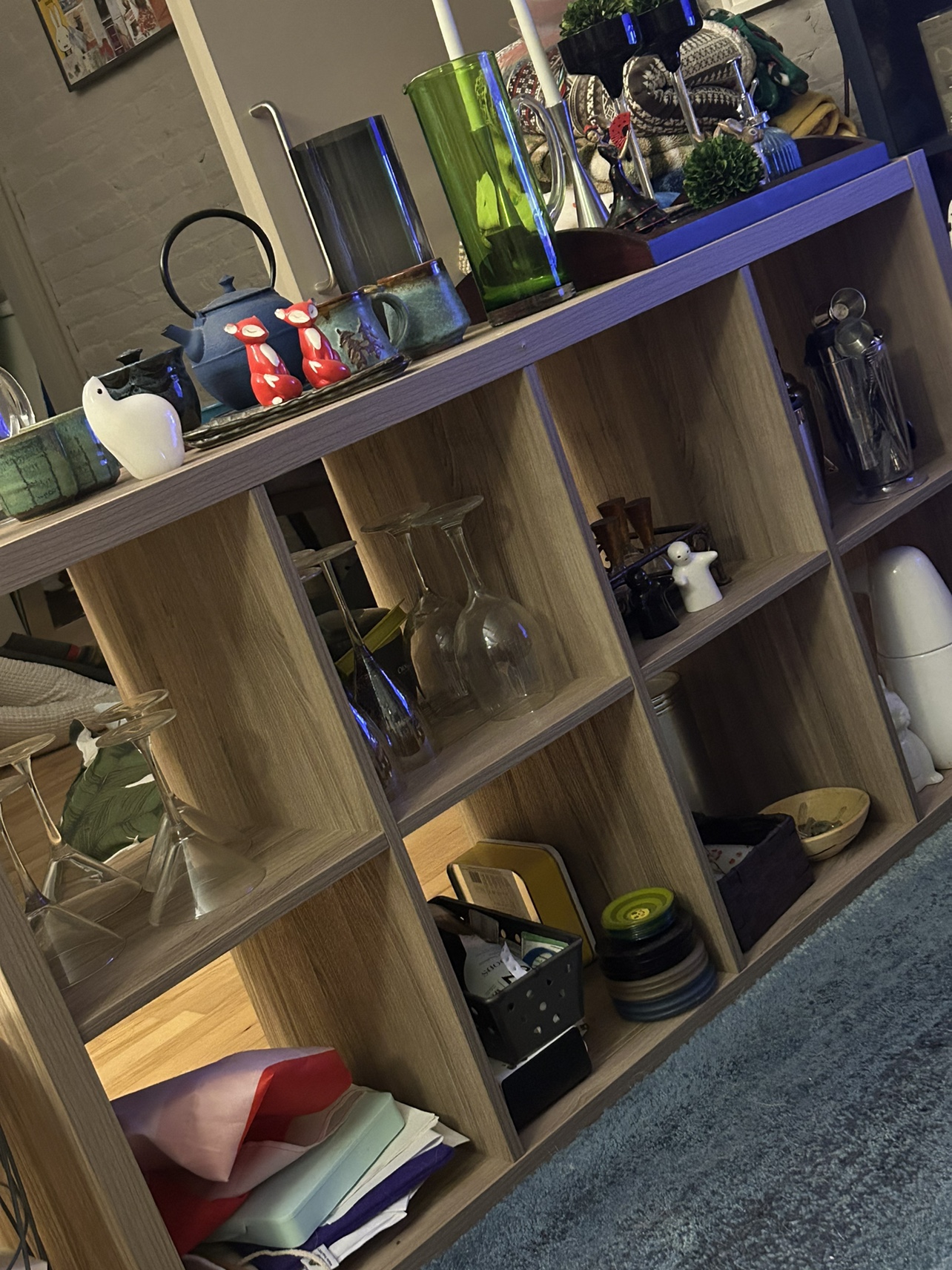 Cube Shelving Unit in Exchange District