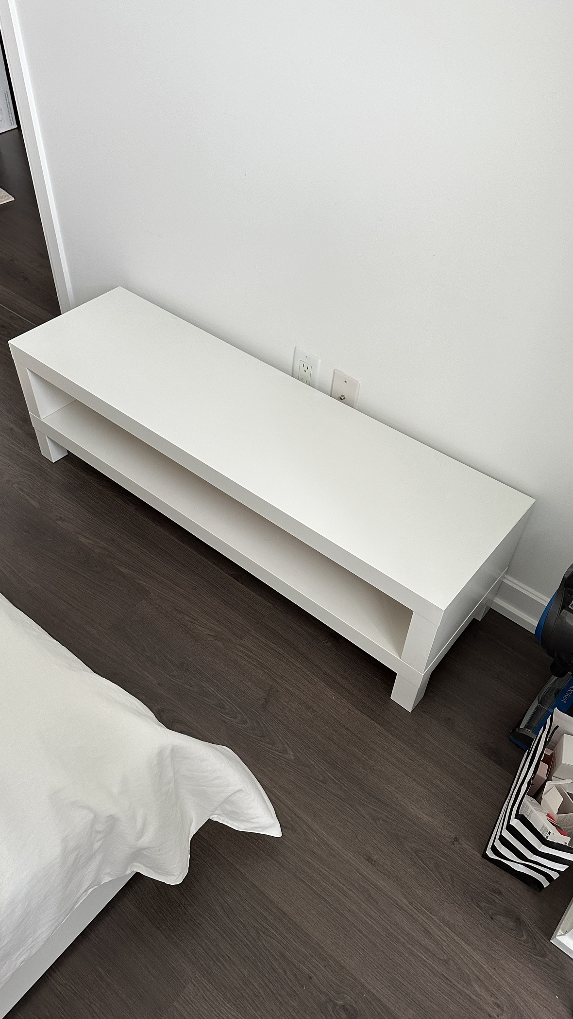 White IKEA TV Stand - photo 5
