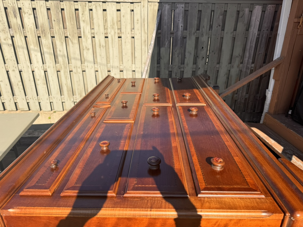 Wood Dresser with Mirror - photo 2