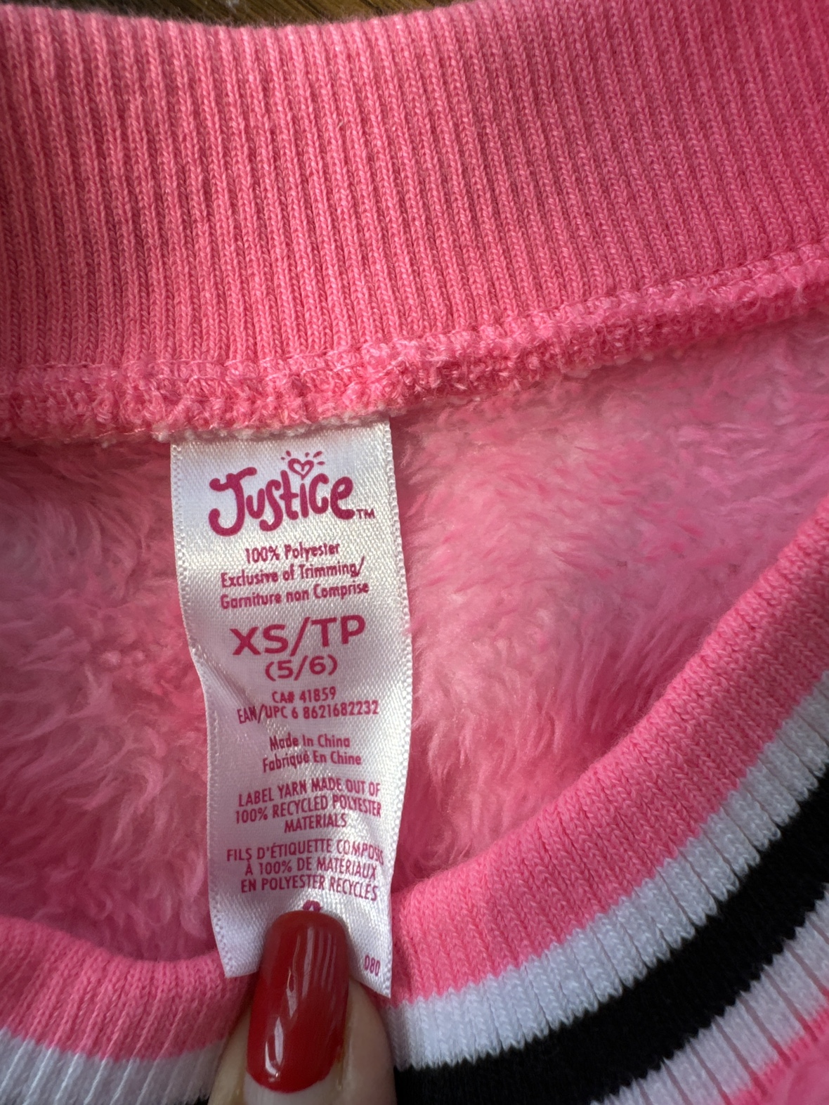 Justice Pink Tie-Dye Sweatshirt - photo 3