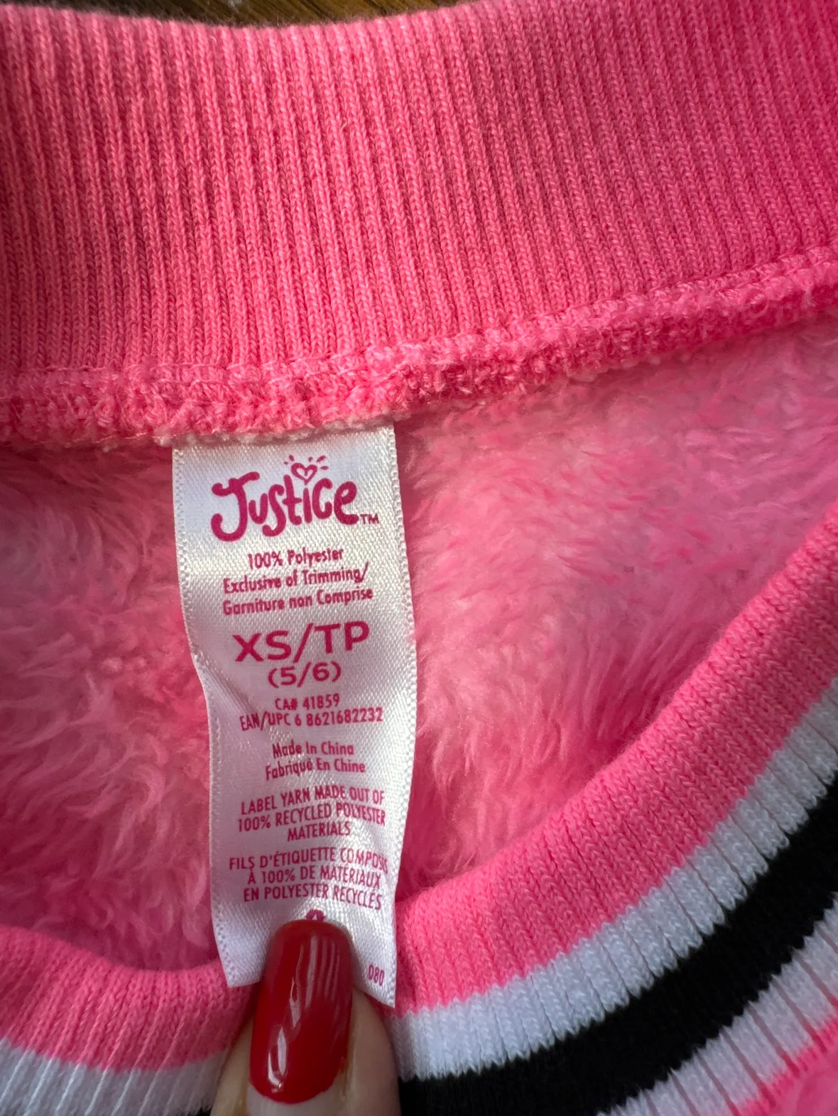 Justice Pink Tie-Dye Sweatshirt image indicator(3)