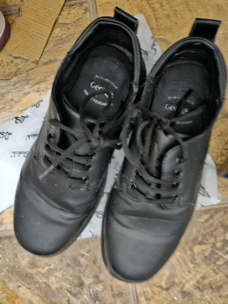 Black Lace Up Shoes for men thumbnail