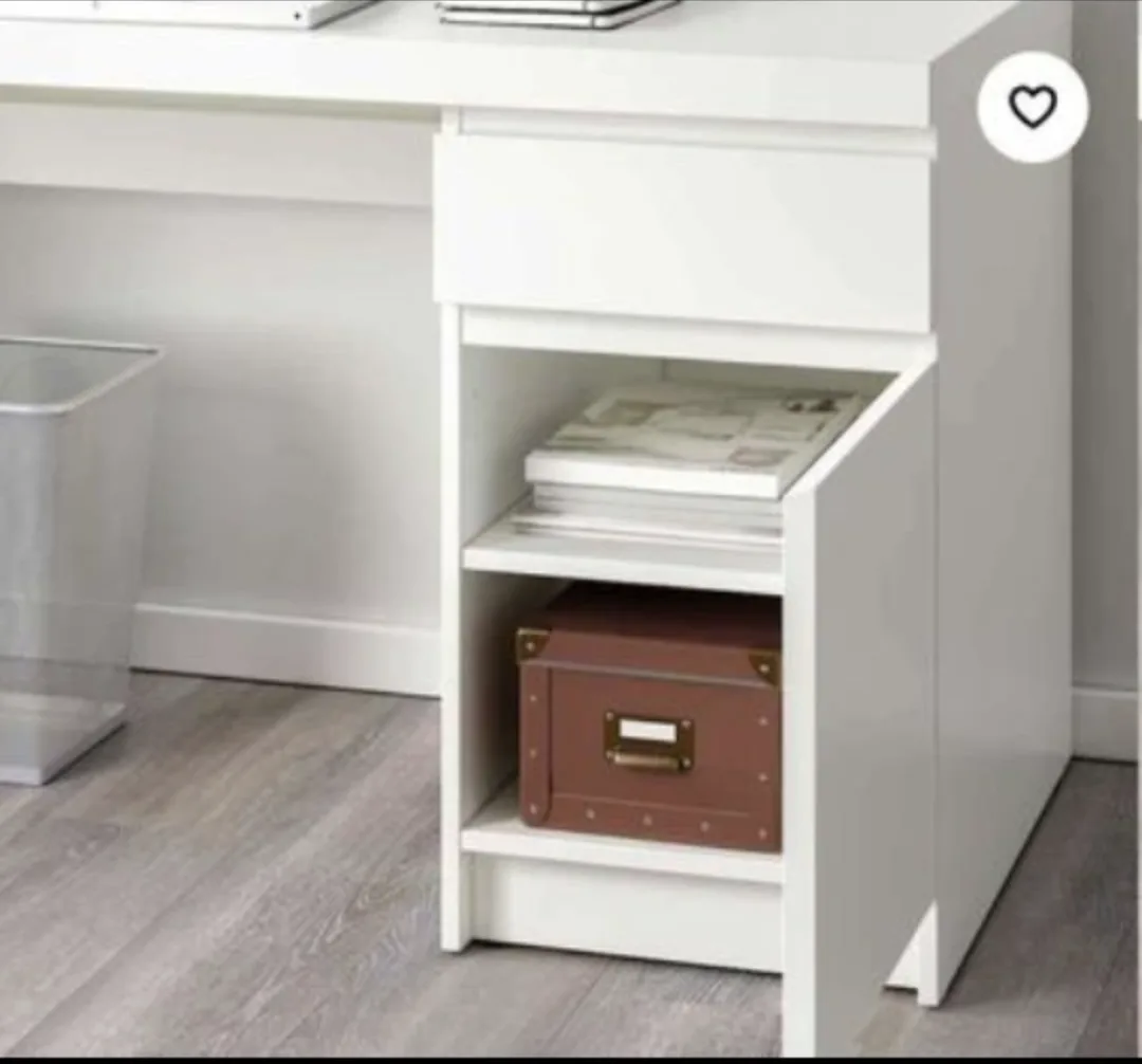 IKEA MALM Desk White (140 x 65 cm) image indicator(2)