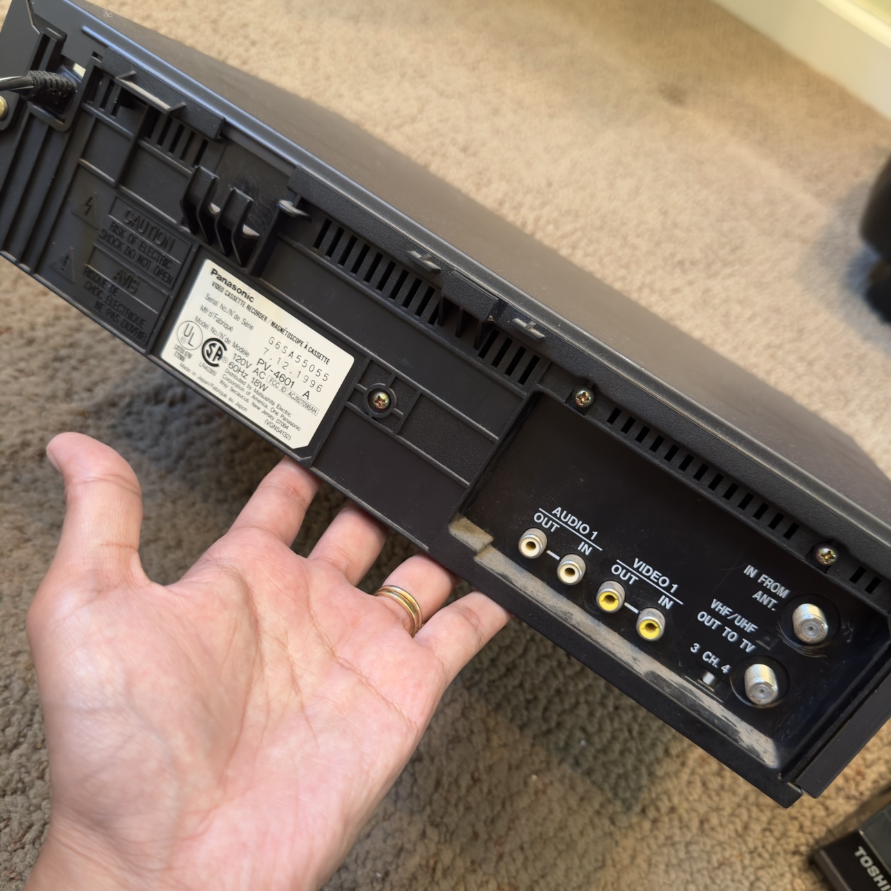 🧡Panasonic VHS VCR - photo 2