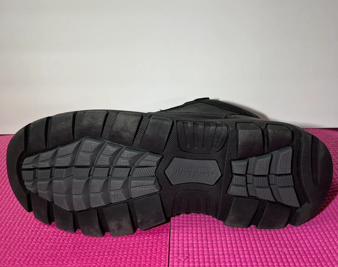 *New* Men’s Size 8 Black Leather Upper Hiking or Work Boots image indicator(3)