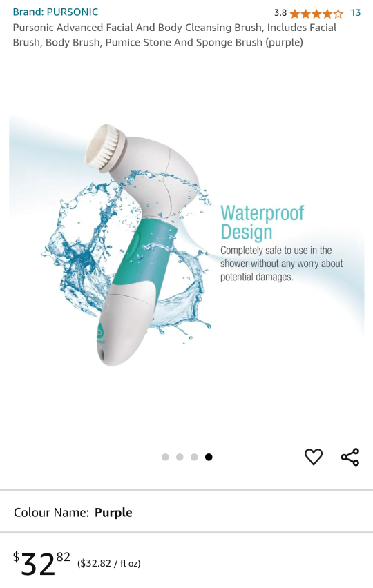 Brand New Pursonic Facial and Body Cleansing Brush - photo 3