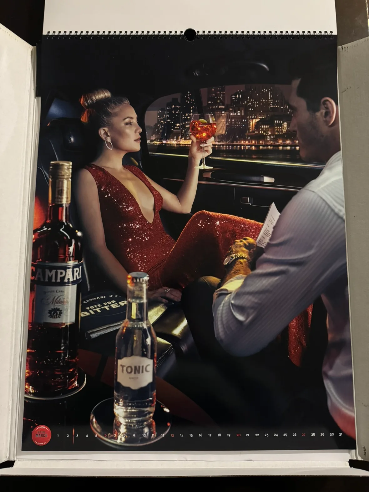 Campari Bittersweet Campaign-Kate Hudson 2016 Calendar image indicator(8)