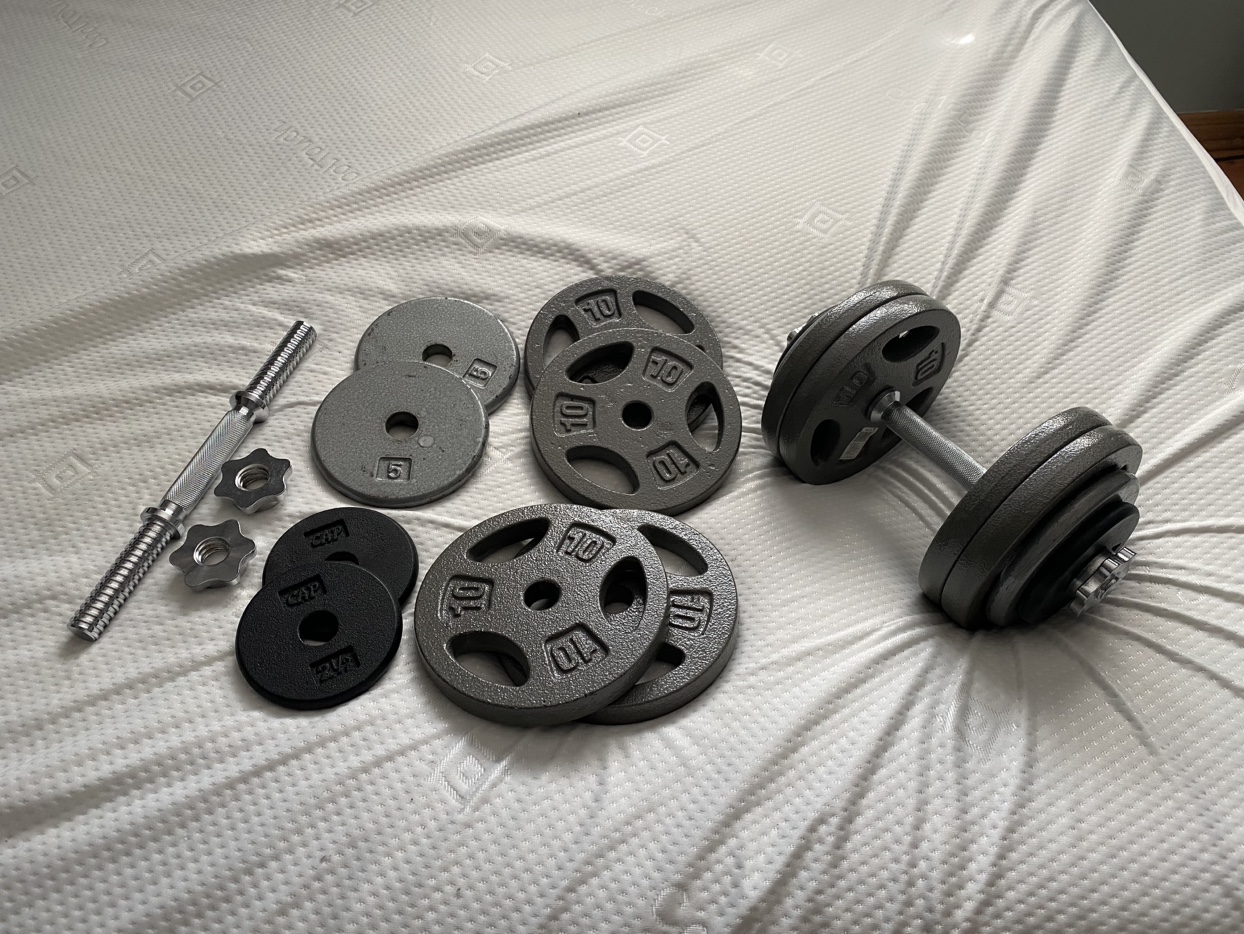 Adjustable plates Dumbbell Set
