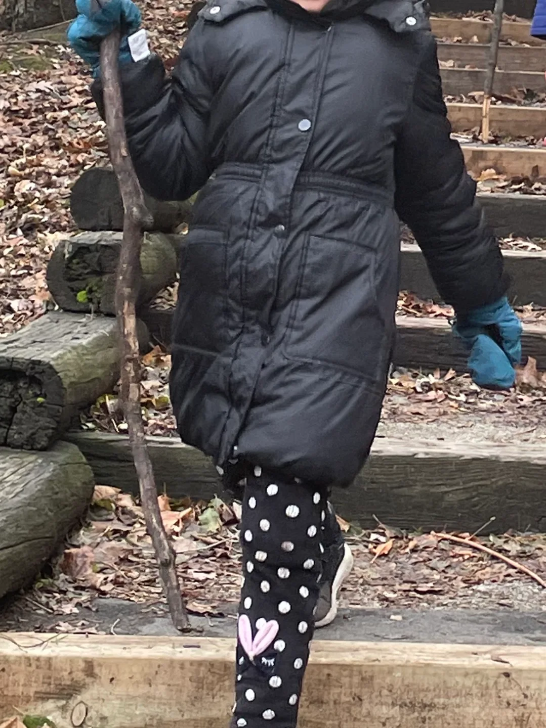 Old Navy Black Puffer Jacket image indicator(2)