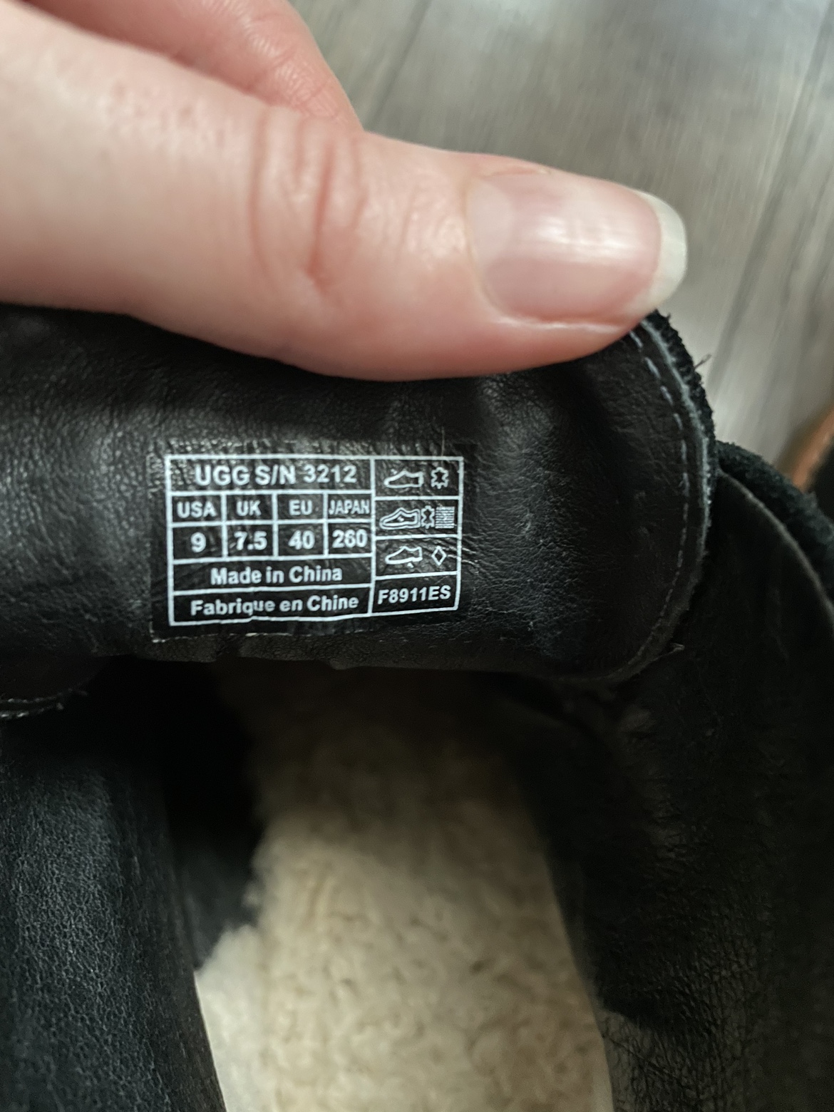 UGG Black Suede Ankle Boots Size 9 - $20 - photo 4