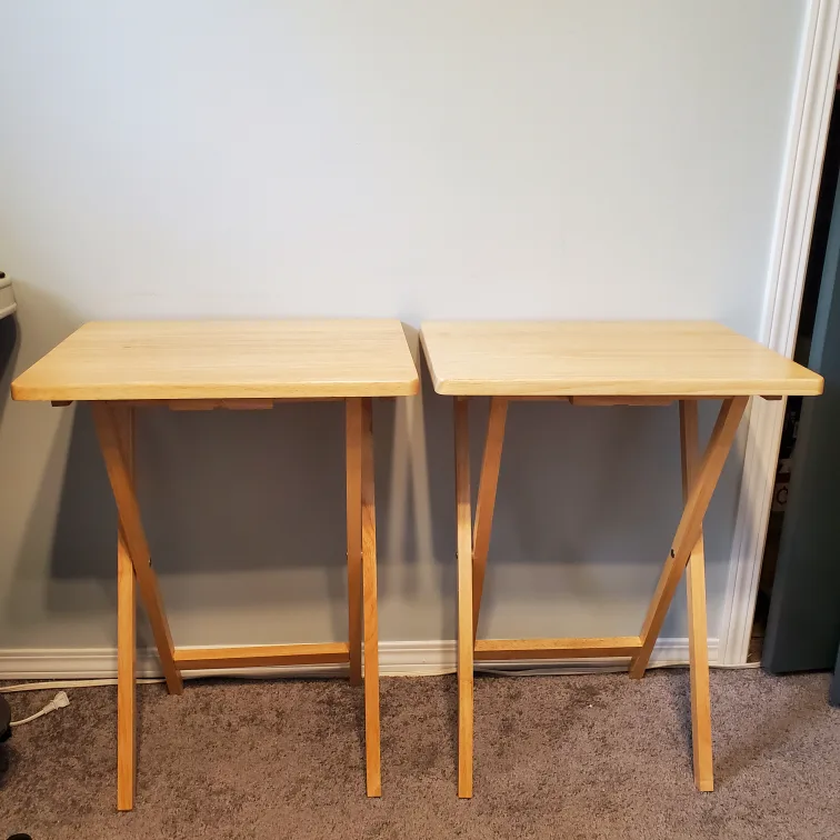 Set of 2 Folding Tables thumbnail