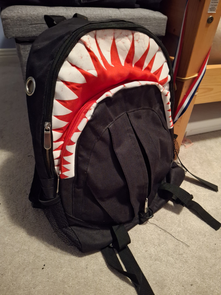 Free Shark Backpack