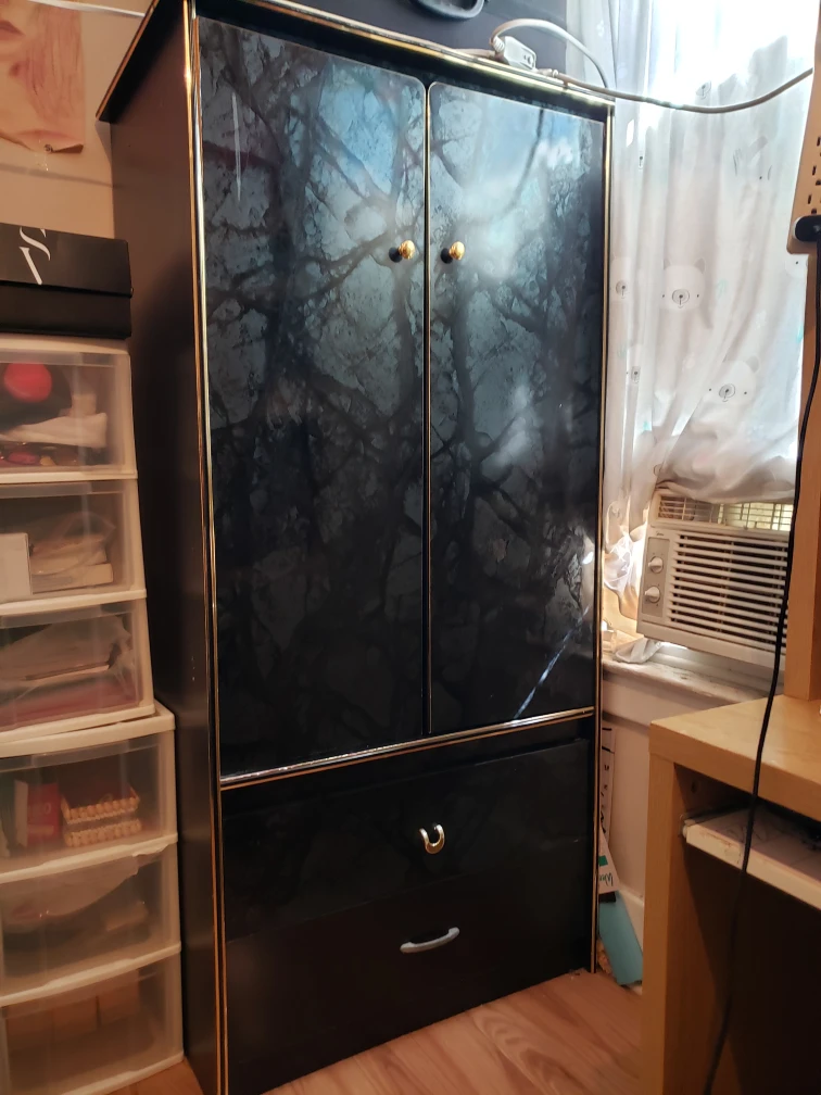 Marble Wardrobe with Drawer