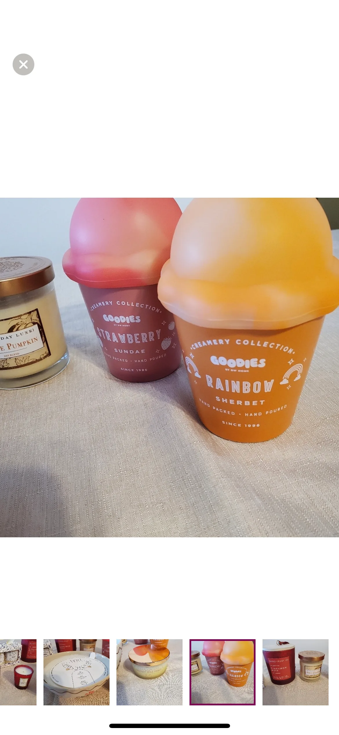 🧡Assorted New / New with Flaws Candle Set image indicator(5)