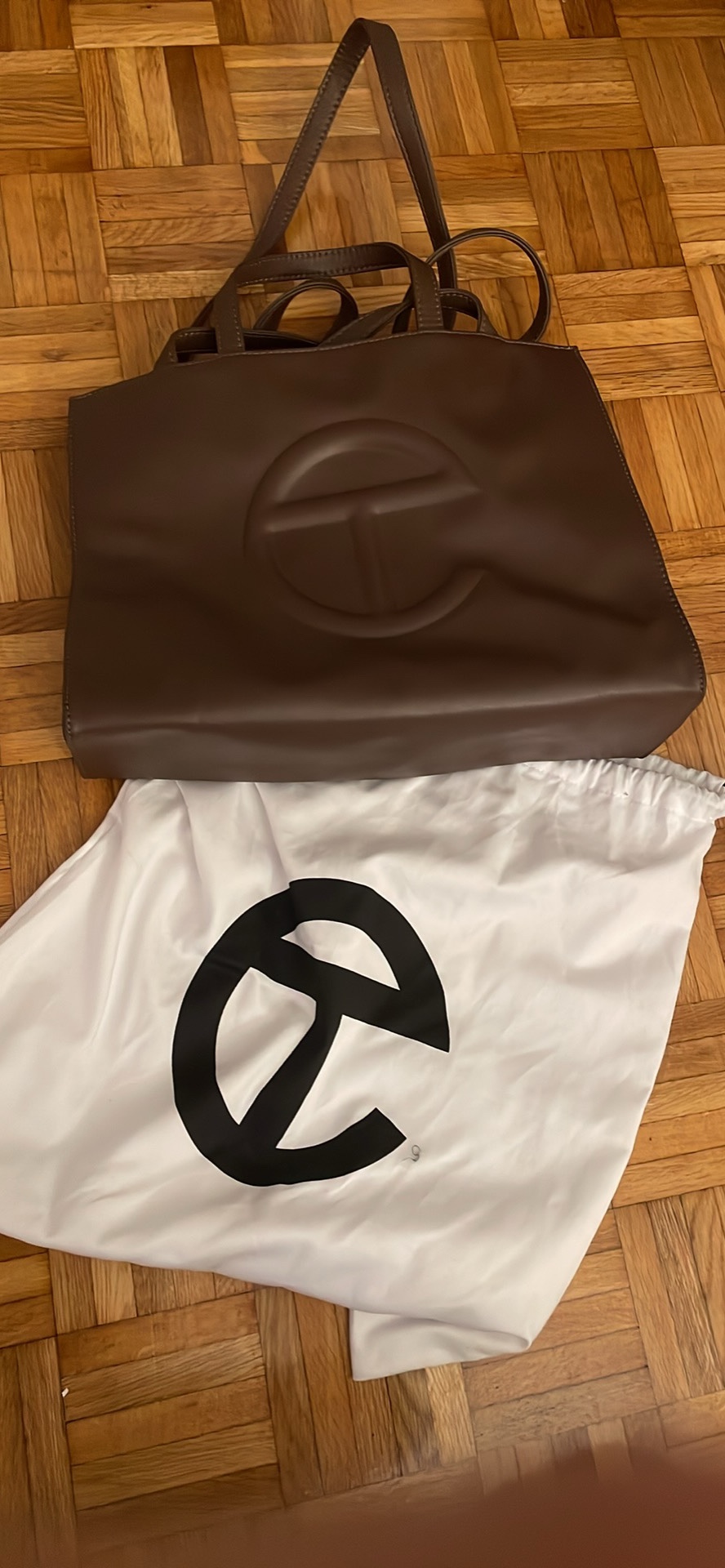 Brown Telfar Tote Bag