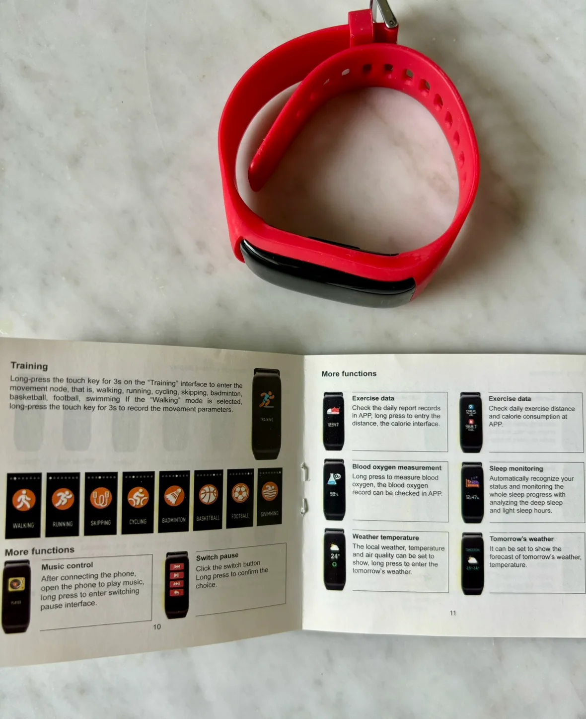 Fitness Tracker Smart Bracelet image indicator(3)