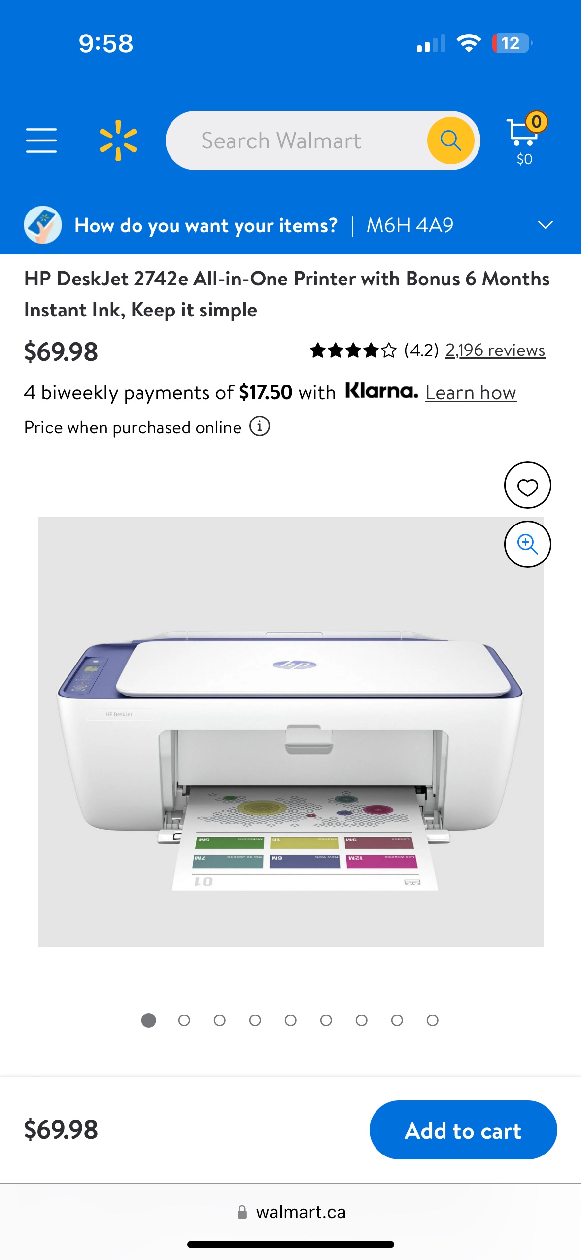 HP DeskJet 2742e All-in-One Printer