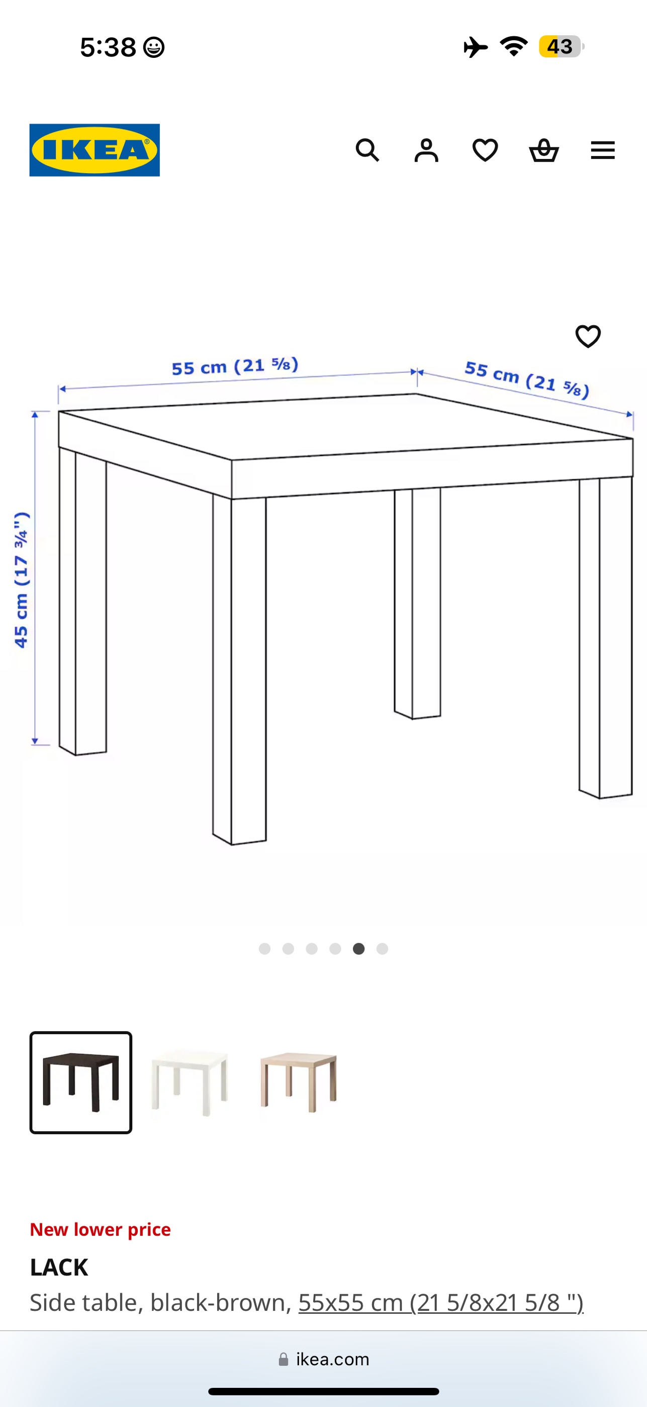 IKEA LACK Side Table - photo 4