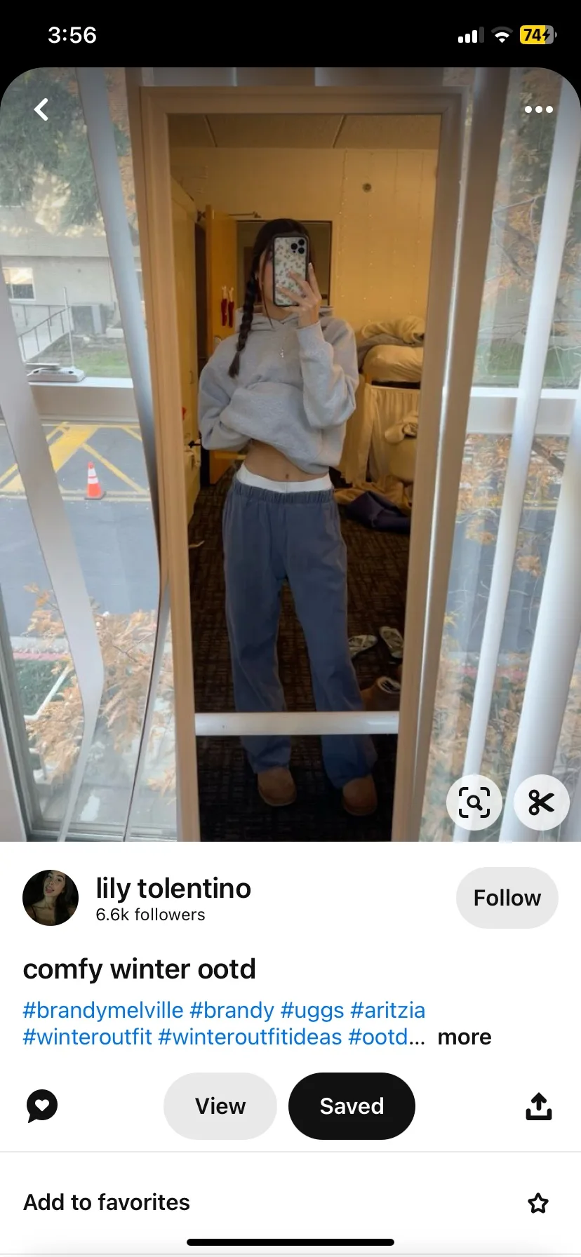 Aritzia tna cozy fleece hoodie image indicator(2)