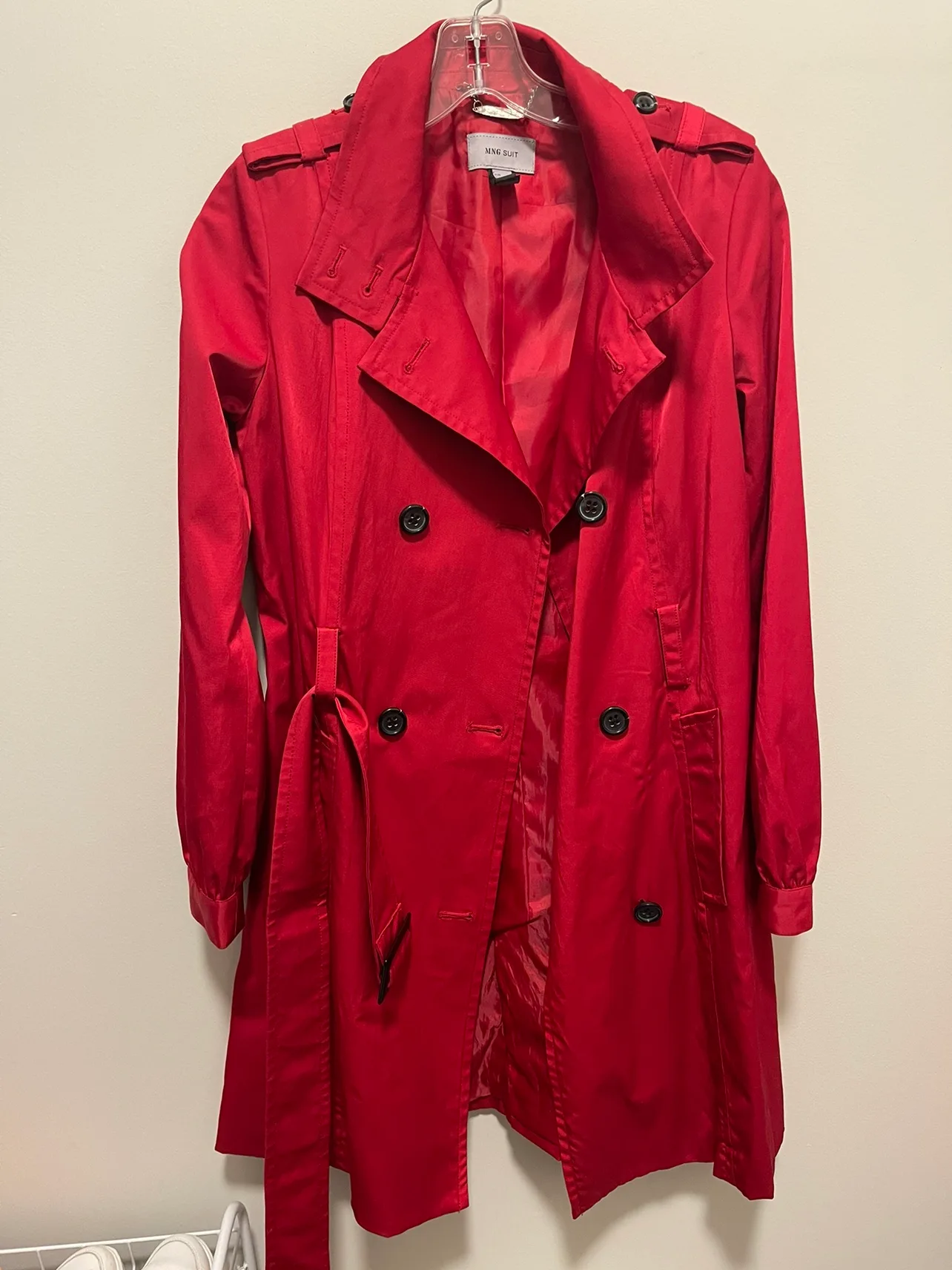 Red Trench Coat - Mango Suit image indicator(2)