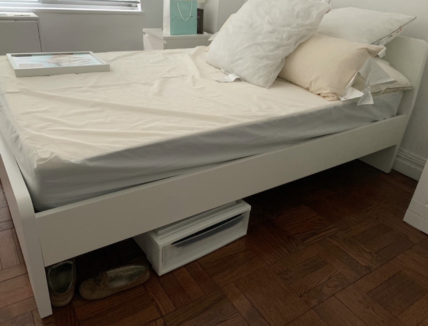 Ikea Double Bed Frame WITH ikea Mattress - photo 2