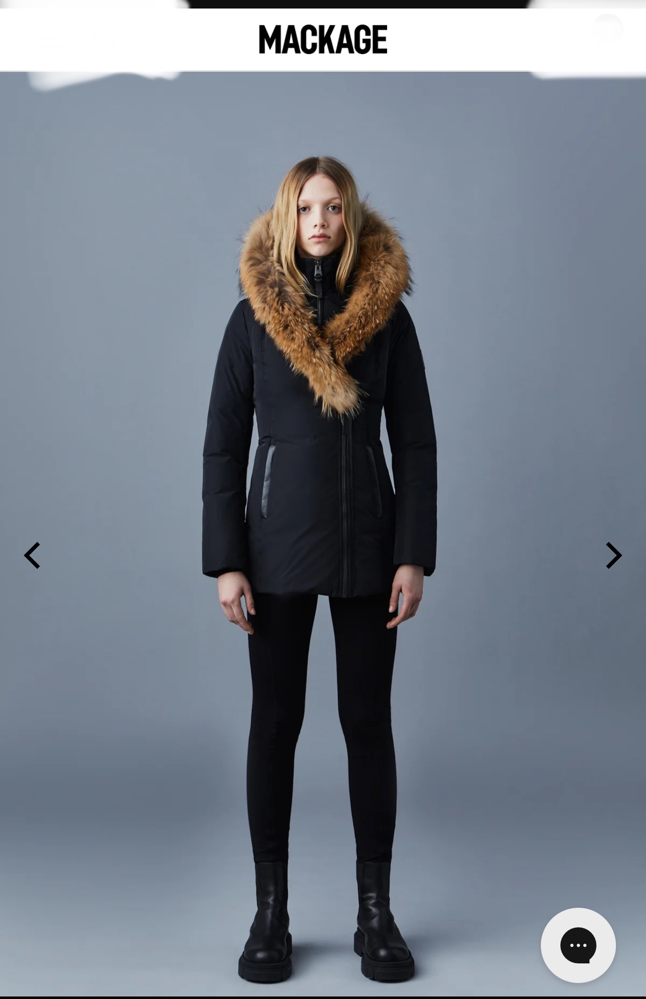 Black Fur Trimmed Winter Jacket - photo 2