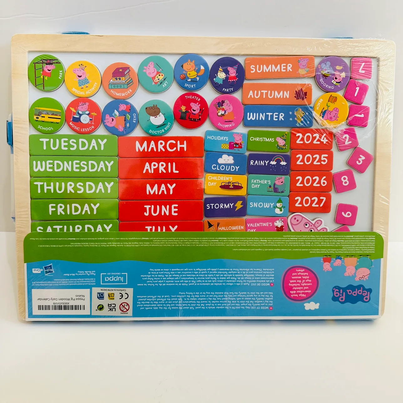 Peppa Pig Wooden Magnetic Daily Calendar image indicator(2)