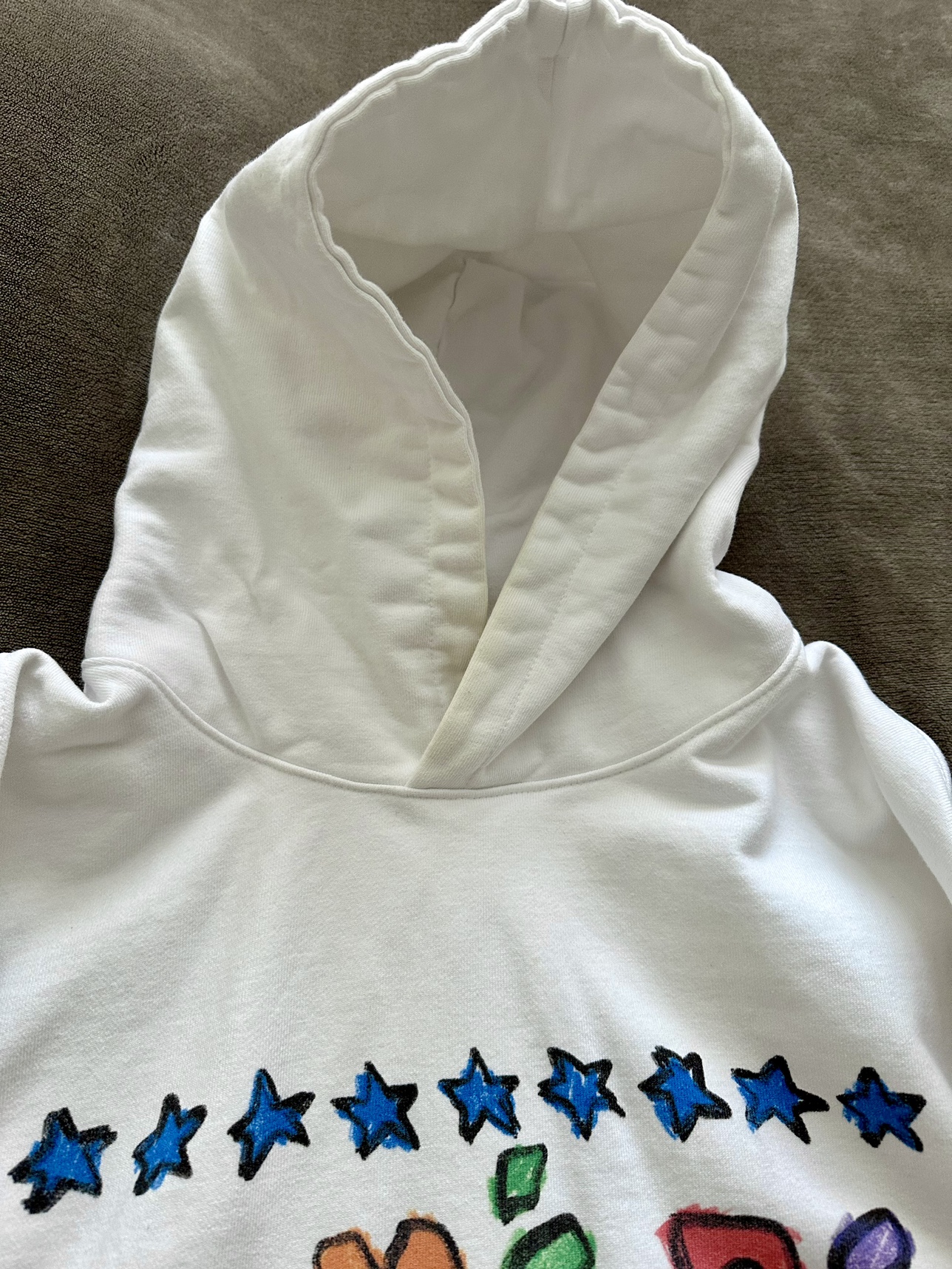 Acme' de la Vie COLORFUL CRAYON HOODIE WHITE - photo 3