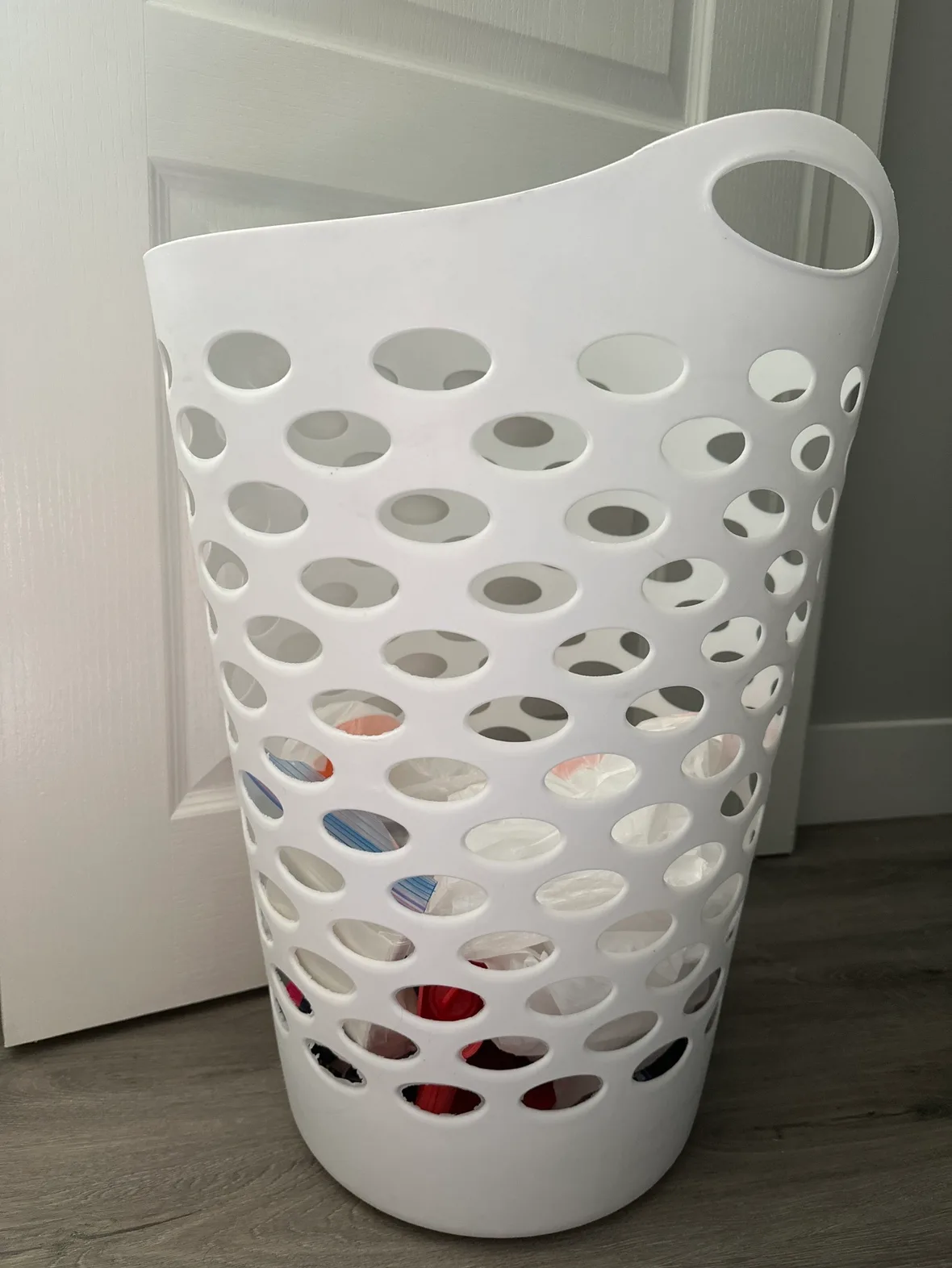 White Laundry Basket thumbnail