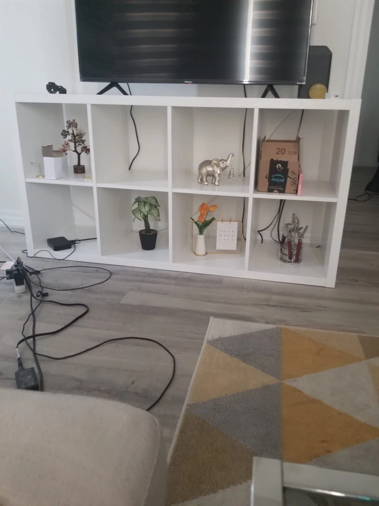 White Shelving Unit