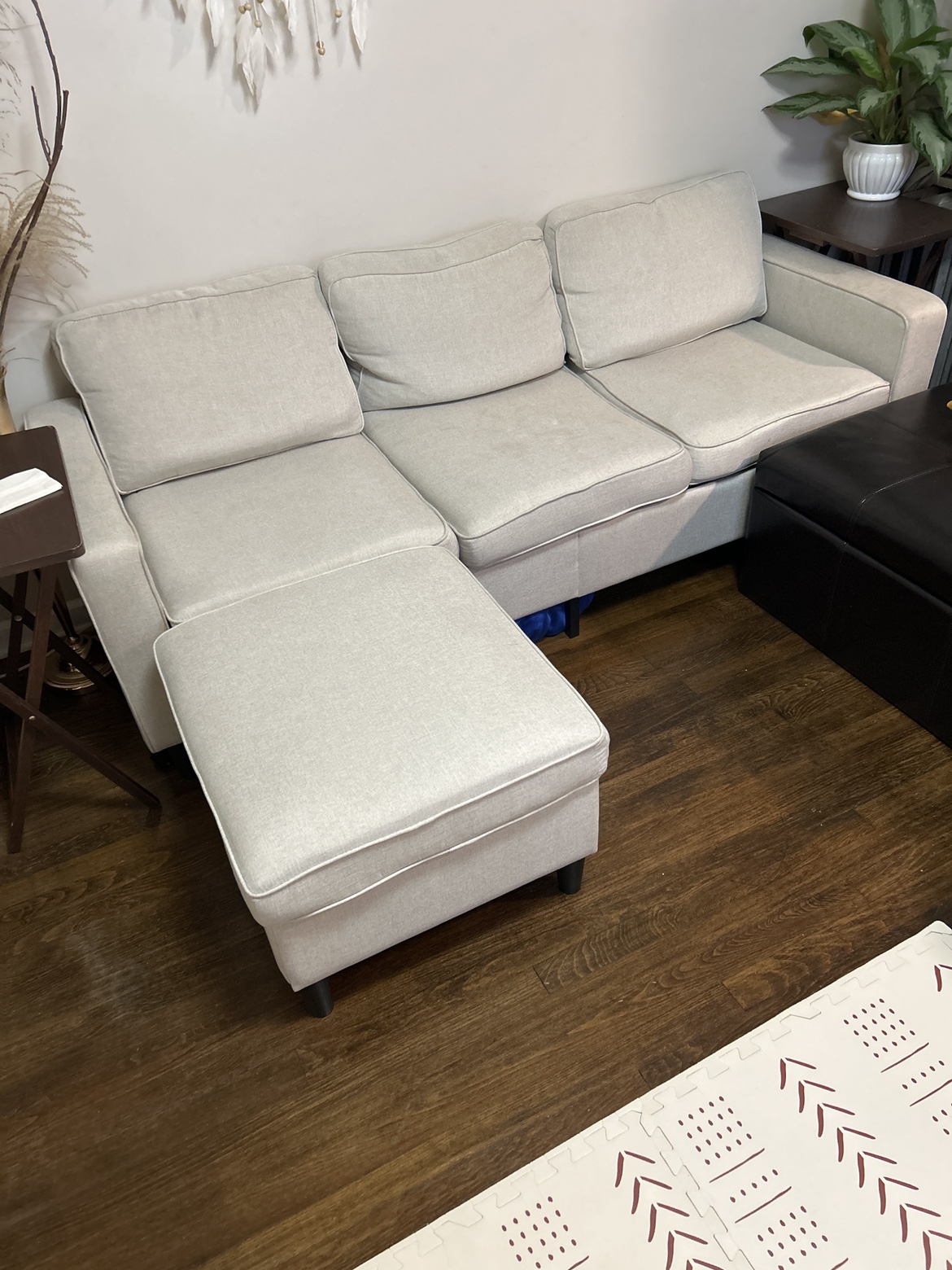 Sectional Sofa with Ottoman and storage - photo 2