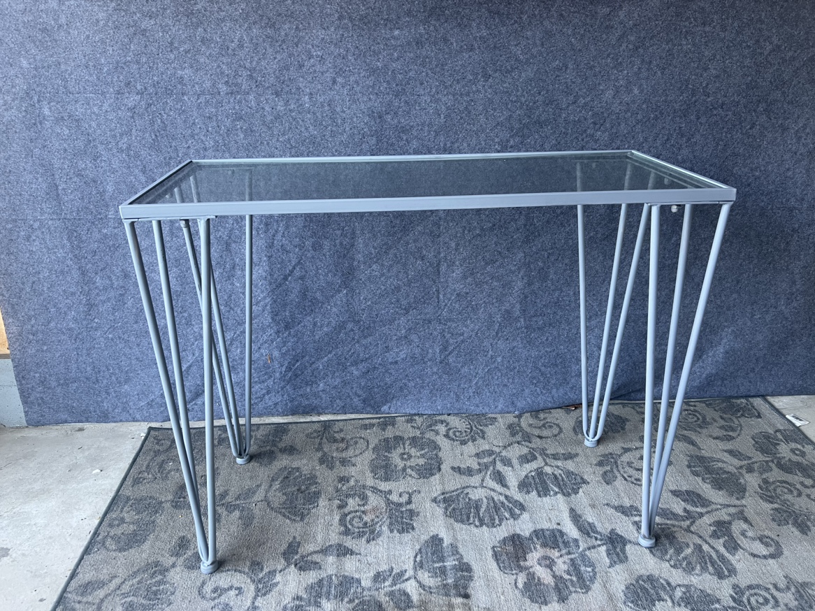Grey Entry Console Table