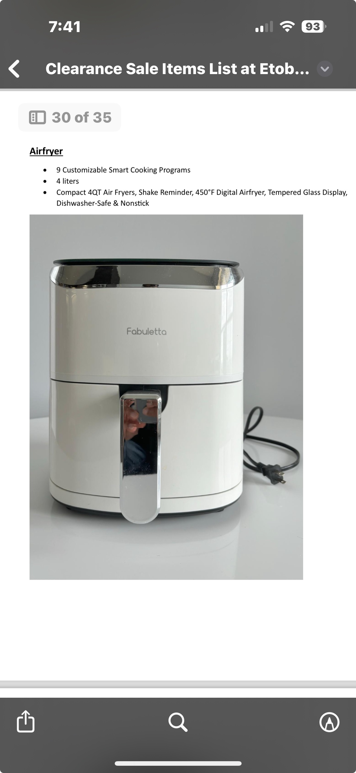 Fabuletta Air Fryer