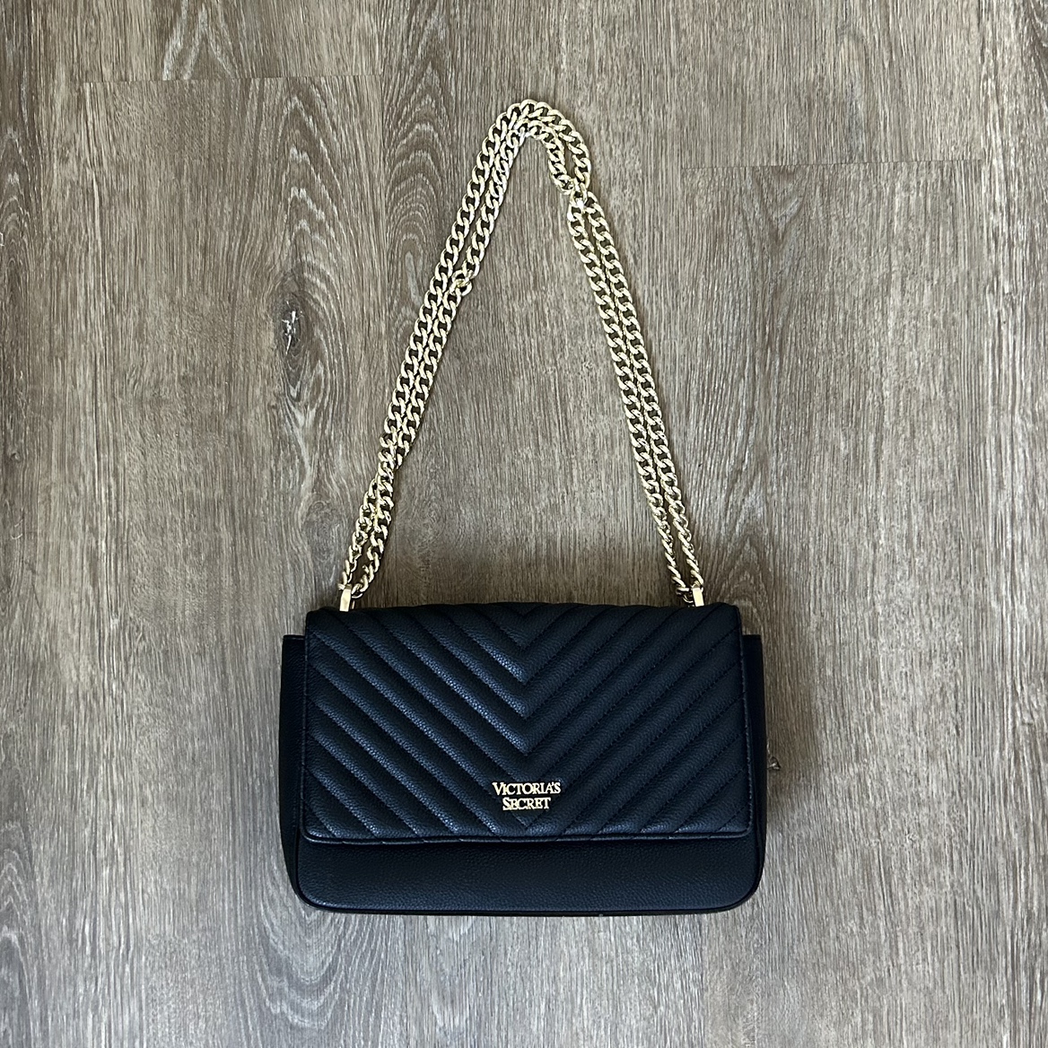 Victoria's Secret Black Chain Bag