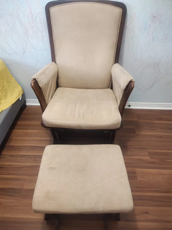 Glider Rocking Chair + Ottoman thumbnail
