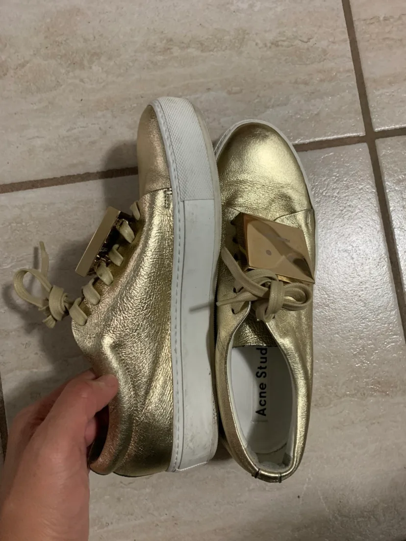 Acne Studios Gold Sneakers image indicator(2)